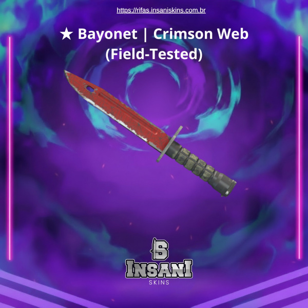 #02 ★ Bayonet | Crimson Web (Field-Tested) 